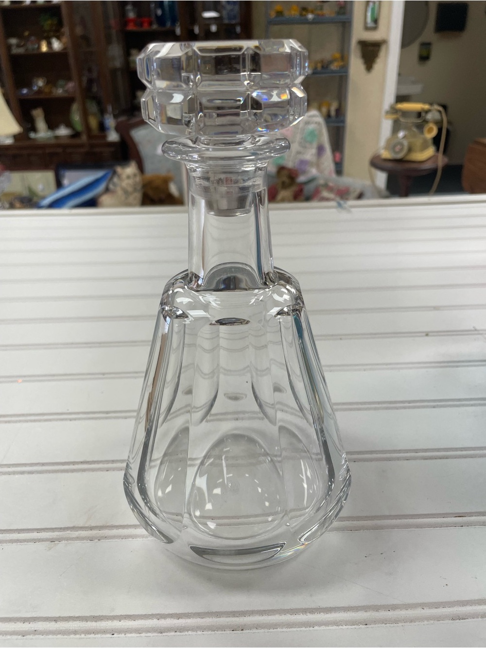 Vintage Baccarat Tallyrand Decanter With Matching Stopper